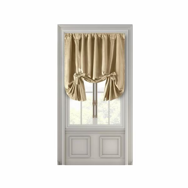 Ricardo Premium Velvet Rod Pocket Tie-Up Curtain Panel, Ricardo, Mfr#: 02585-70-T63-02
